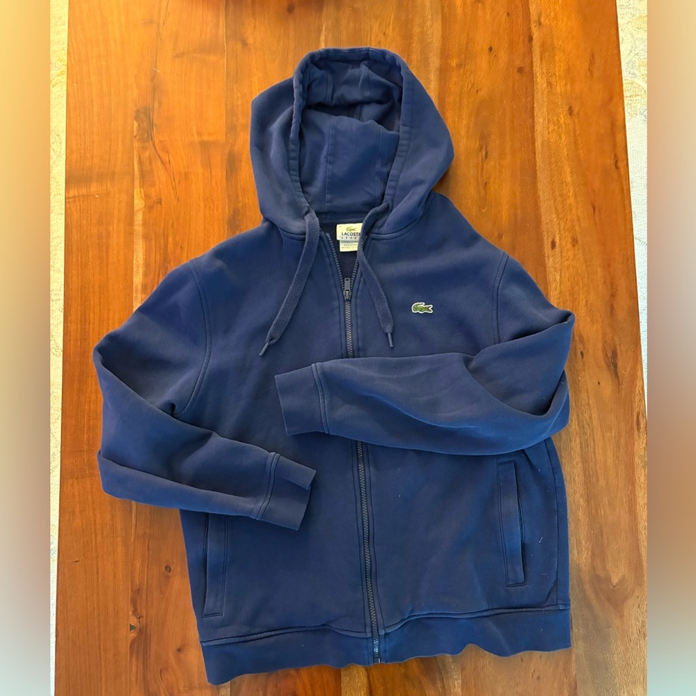 Lacoste Sport Blue Full-Zip Hoodie Men’s or Woman’s